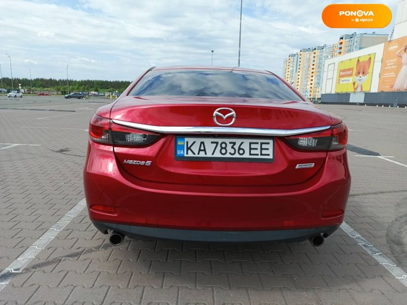 Mazda 6, 2015, Бензин, 2.49 л., 131 тис. км, Седан, Червоний, Київ Cars-Pr-61150 фото