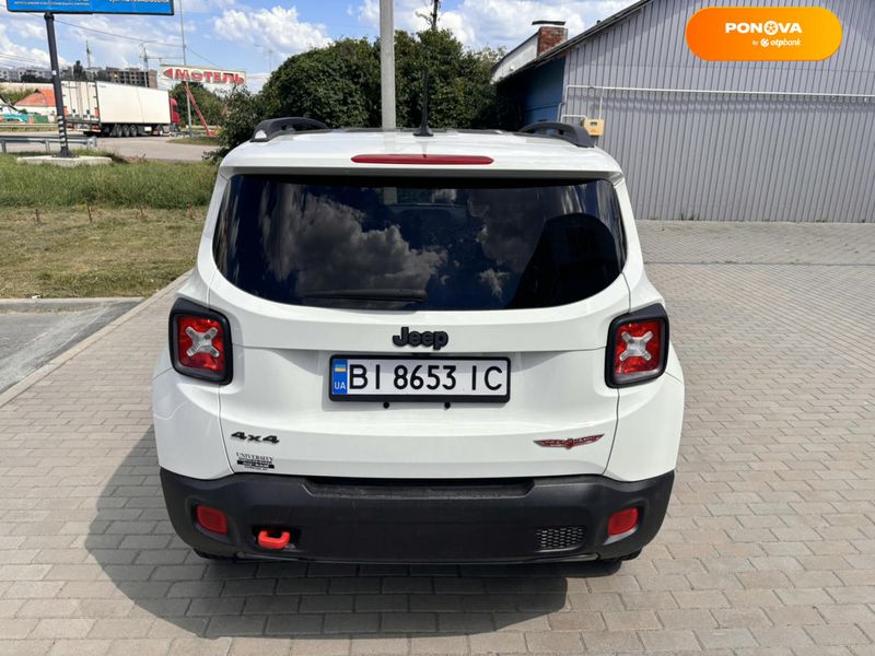 Jeep Renegade, 2016, Бензин, 2.36 л., 211 тис. км, Позашляховик / Кросовер, Білий, Полтава 103455 фото