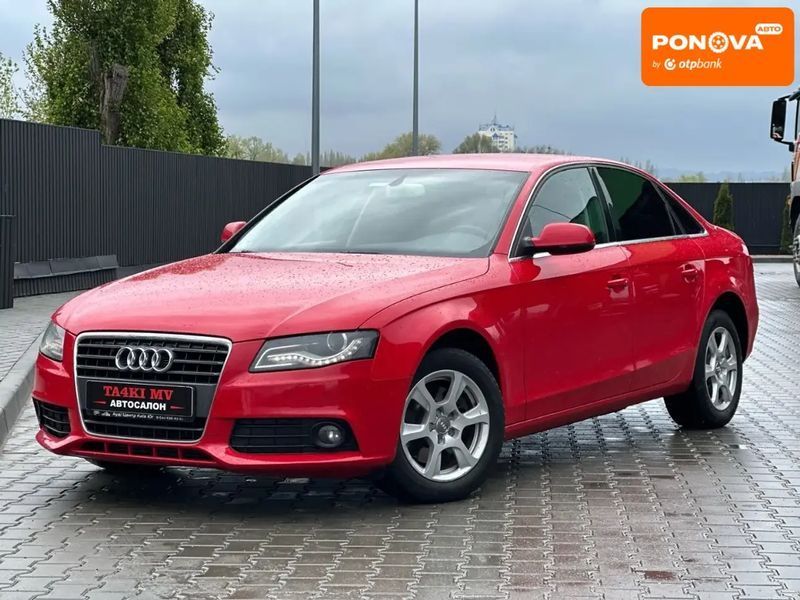 Audi A4, 2010 р., Бензин, 199 тис. км, Седан, Червоний, Дніпро (Дніпропетровськ) AT-10417262 фото