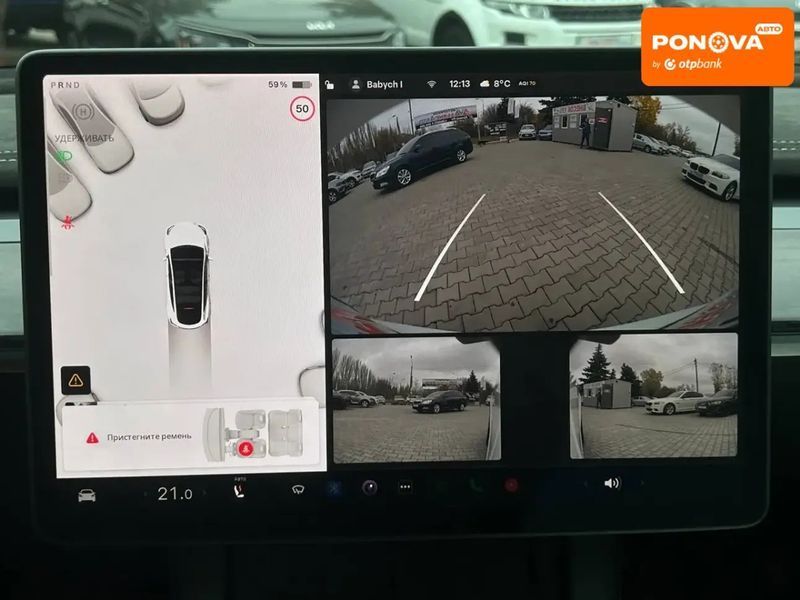 Tesla Model Y, 2021 р., Електро, 61 тис. км, Позашляховик / Кросовер, Білий, Кривий Ріг AT-10404556 фото