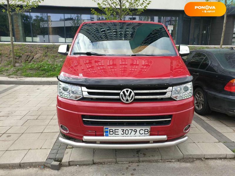 Volkswagen Transporter, 2011, Дизель, 1.97 л., 269 тыс. км, Минивен, Красный, Киев Cars-Pr-148813 фото