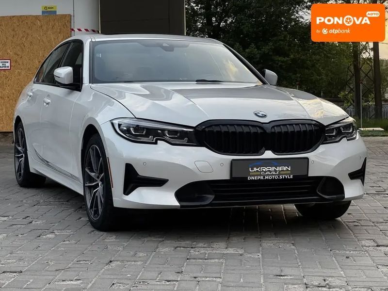 BMW 3 Series, 2019 г., Бензин, 136 тыс. км, Седан, Белый, Днепр (Днепропетровск) AT-10418061 фото