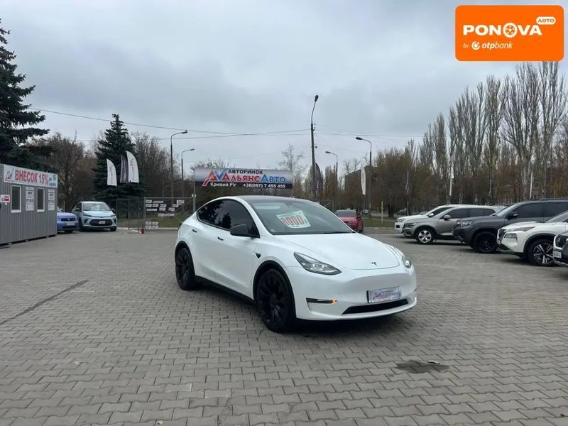 Tesla Model Y, 2021 р., Електро, 61 тис. км, Позашляховик / Кросовер, Білий, Кривий Ріг AT-10404556 фото