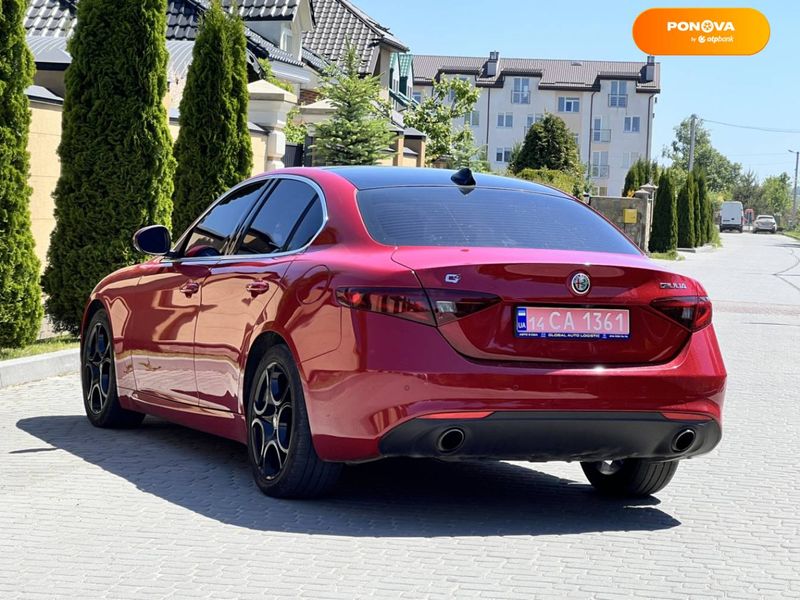 Alfa Romeo Giulia, 2019, Бензин, 2 л., 87 тис. км, Седан, Червоний, Львів Cars-Pr-62339 фото