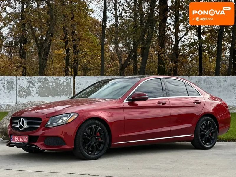 Mercedes-Benz C-Class, 2016 г., Бензин, 181 тыс. км, Седан, Красный, Луцк AT-10405666 фото