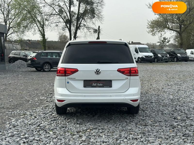 Volkswagen Touran, 2016, Дизель, 1.6 л., 196 тис. км, Мікровен, Білий, Броди 98808 фото