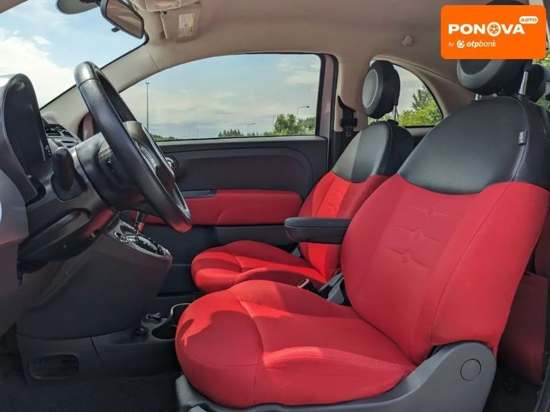 Fiat 500, 2015 р., Бензин, 95 тис. км, Хетчбек, Сірий, Львів AT-10400462 фото
