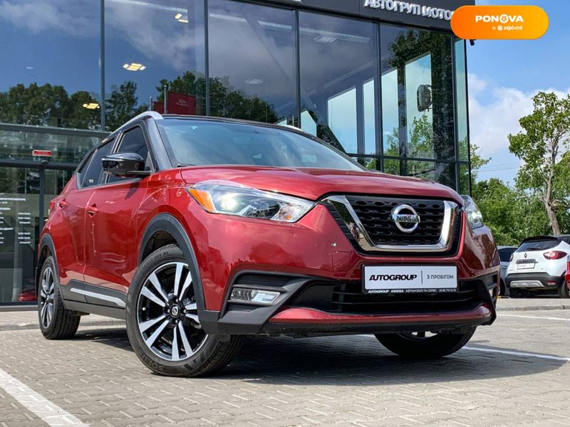 Nissan Kicks, 2019, Бензин, 1.6 л., 37 тыс. км, Внедорожник / Кроссовер, Красный, Одесса 46627 фото