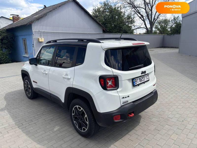 Jeep Renegade, 2016, Бензин, 2.36 л., 211 тис. км, Позашляховик / Кросовер, Білий, Полтава 103455 фото