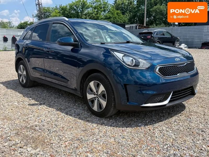Kia Niro, 2018 г., Гибрид (HEV), 131 тыс. км, Хетчбек, Синий, Софіївська Борщагівка AT-10419392 фото
