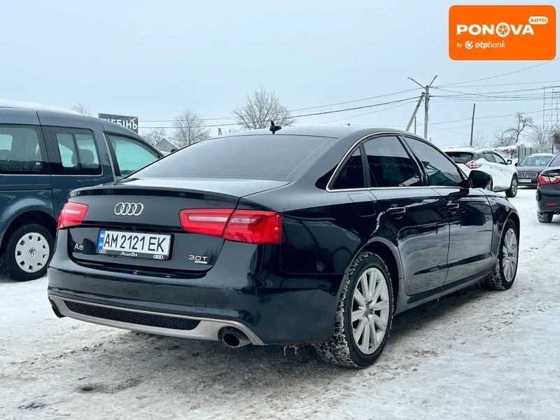 Audi A6, 2013 р., Бензин, 303 тис. км, Седан, Чорний, Житомир AT-10414490 фото