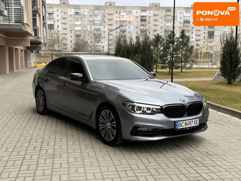 BMW 5 Series, 2017 р., Бензин, 99 тис. км, Седан, Сірий, Дніпро (Дніпропетровськ) AT-10415273 фото