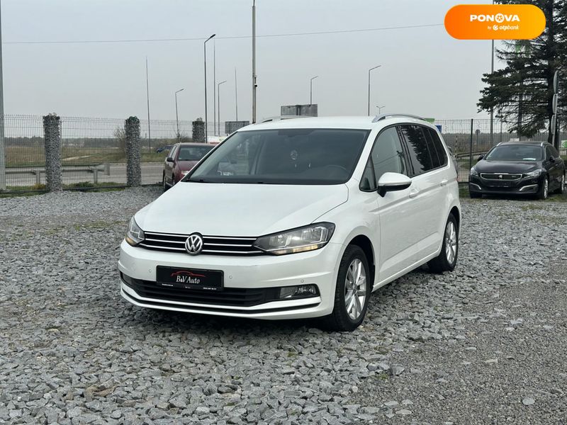 Volkswagen Touran, 2016, Дизель, 1.6 л., 196 тис. км, Мікровен, Білий, Броди 98808 фото