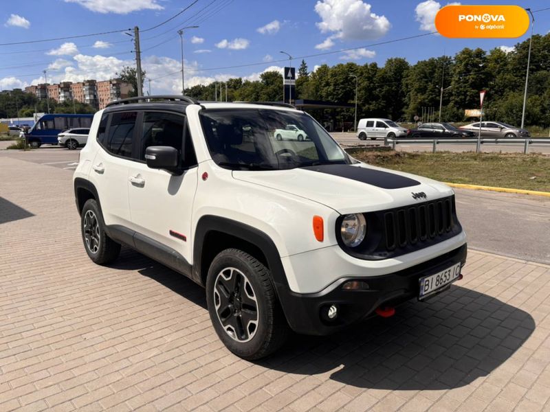 Jeep Renegade, 2016, Бензин, 2.36 л., 211 тис. км, Позашляховик / Кросовер, Білий, Полтава 103455 фото