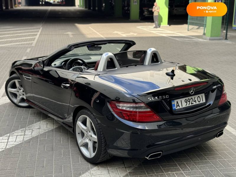 Mercedes-Benz SLK-Class, 2012, Бензин, 1.8 л., 128 тис. км, Родстер, Чорний, Київ 48692 фото