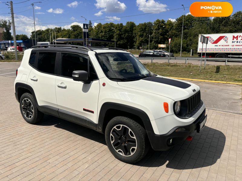 Jeep Renegade, 2016, Бензин, 2.36 л., 211 тис. км, Позашляховик / Кросовер, Білий, Полтава 103455 фото