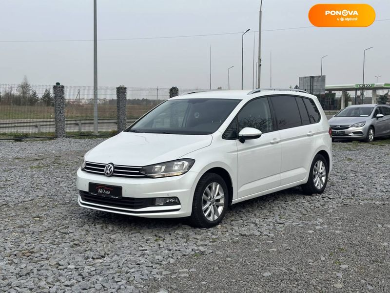 Volkswagen Touran, 2016, Дизель, 1.6 л., 196 тис. км, Мікровен, Білий, Броди 98808 фото