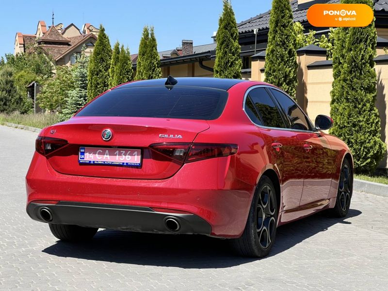 Alfa Romeo Giulia, 2019, Бензин, 2 л., 87 тыс. км, Седан, Красный, Львов Cars-Pr-62339 фото