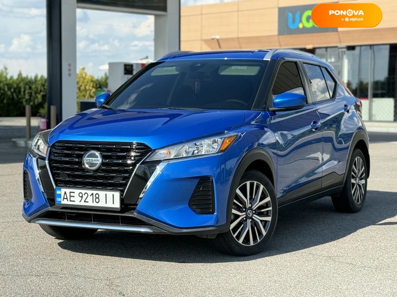 Nissan Kicks, 2021, Бензин, 1.6 л., 35 тис. км, Позашляховик / Кросовер, Синій, Дніпро (Дніпропетровськ) 29502 фото