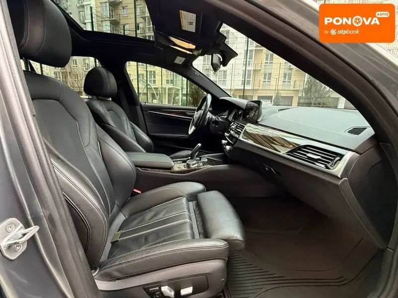 BMW 5 Series, 2017 р., Бензин, 99 тис. км, Седан, Сірий, Дніпро (Дніпропетровськ) AT-10415273 фото