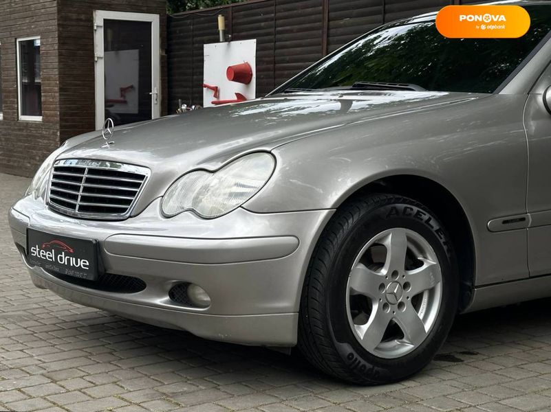 Mercedes-Benz C-Class, 2004, Бензин, 1.8 л., 176 тис. км, Седан, Сірий, Одеса 46148 фото