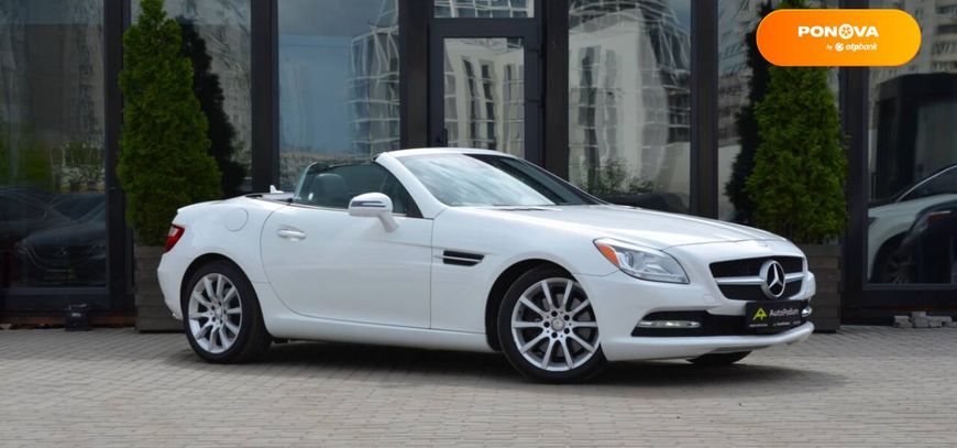 Mercedes-Benz SLK-Class, 2015, Бензин, 1.99 л., 76 тис. км, Родстер, Білий, Київ 47846 фото