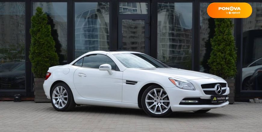 Mercedes-Benz SLK-Class, 2015, Бензин, 1.99 л., 76 тыс. км, Родстер, Белый, Киев 47846 фото