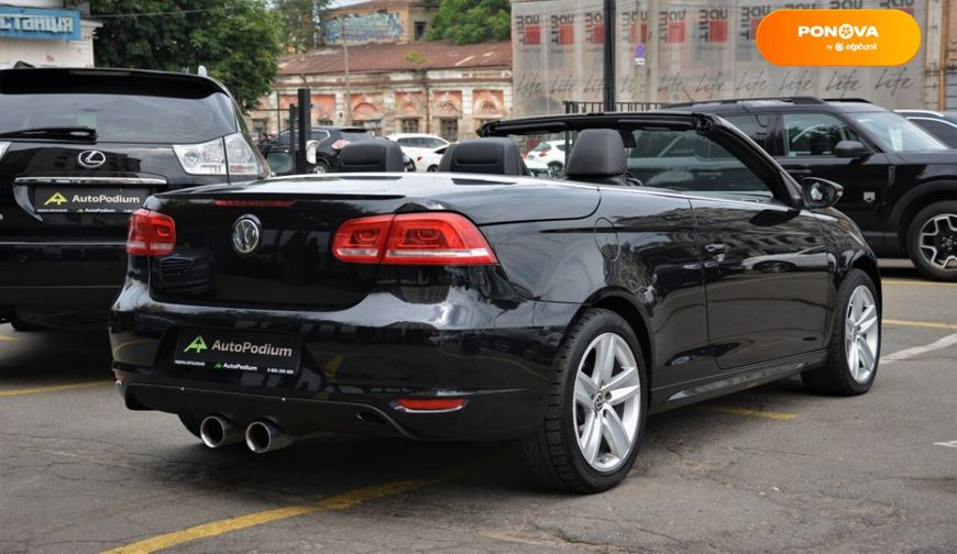 Volkswagen Eos, 2012, Бензин, 1.98 л., 128 тис. км, Кабріолет, Чорний, Київ 51379 фото