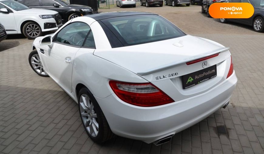 Mercedes-Benz SLK-Class, 2015, Бензин, 1.99 л., 76 тис. км, Родстер, Білий, Київ 47846 фото