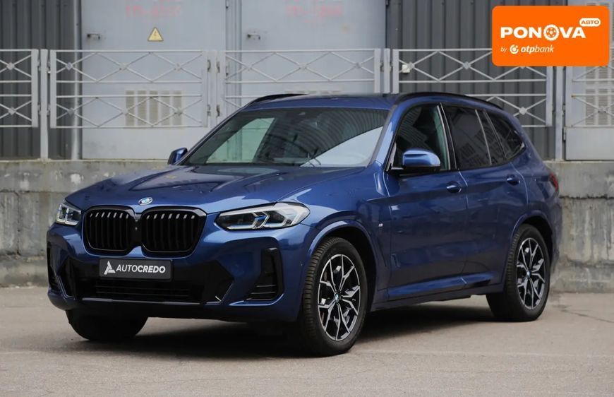 BMW X3, 2022 г., Дизель, 12 тыс. км, Внедорожник / Кроссовер, Синий, Киев AT-10418563 фото