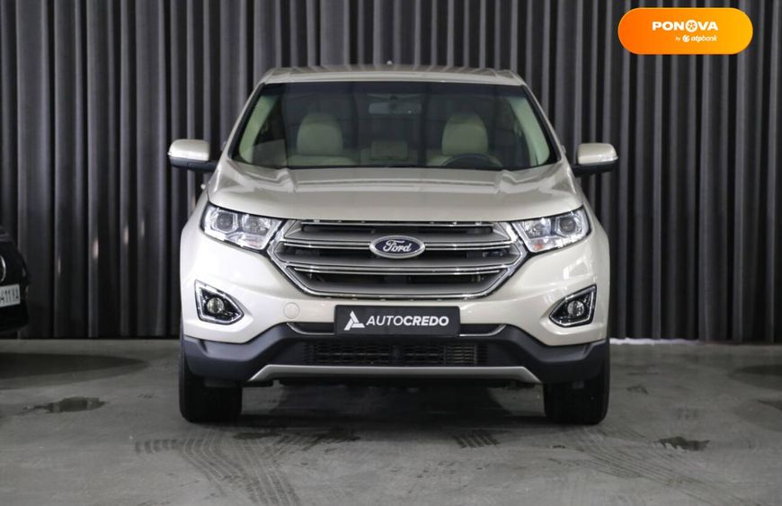 Ford Edge, 2016, Бензин, 2 л., 104 тис. км, Позашляховик / Кросовер, Бежевий, Київ 97566 фото