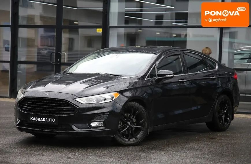 Ford Fusion, 2019 р., Бензин, 68 тис. км, Седан, Чорний, Харків AT-10410197 фото