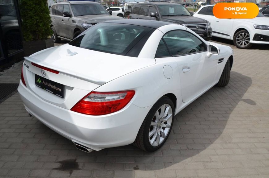 Mercedes-Benz SLK-Class, 2015, Бензин, 1.99 л., 76 тис. км, Родстер, Білий, Київ 47846 фото