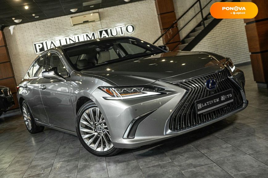 Lexus ES, 2019, Гібрид (HEV), 2.49 л., 37 тис. км, Седан, Сірий, Одеса 108250 фото