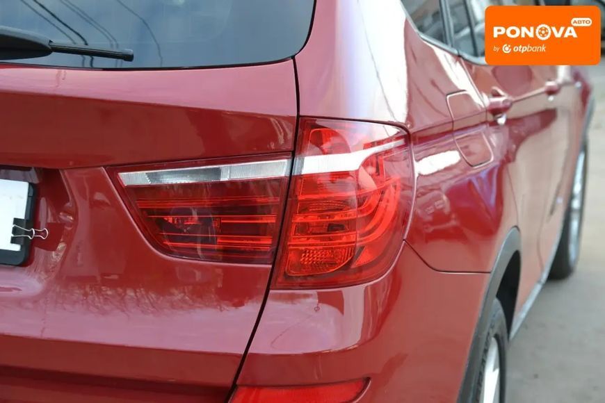 BMW X3, 2017 р., Бензин, 157 тис. км, Позашляховик / Кросовер, Червоний, Луцьк AT-10408596 фото
