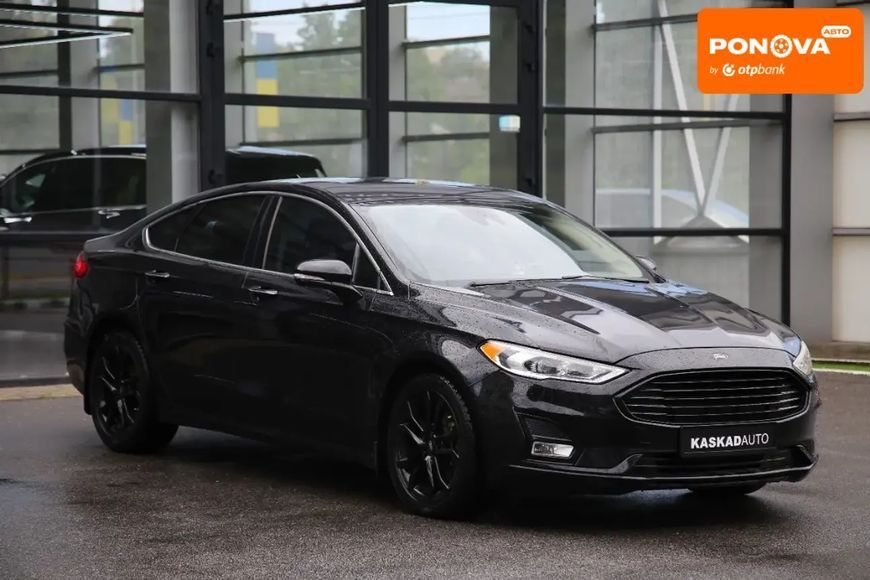 Ford Fusion, 2019 р., Бензин, 68 тис. км, Седан, Чорний, Харків AT-10410197 фото