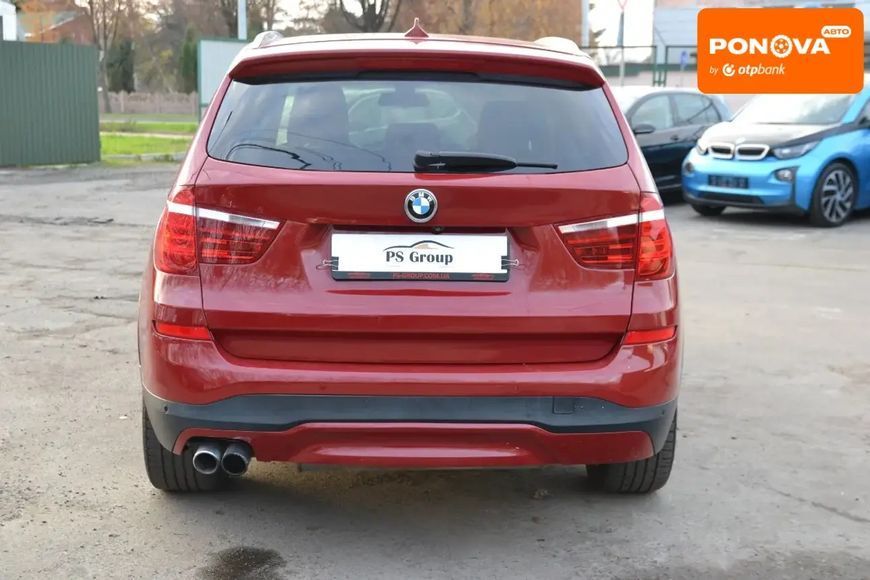 BMW X3, 2017 р., Бензин, 157 тис. км, Позашляховик / Кросовер, Червоний, Луцьк AT-10408596 фото