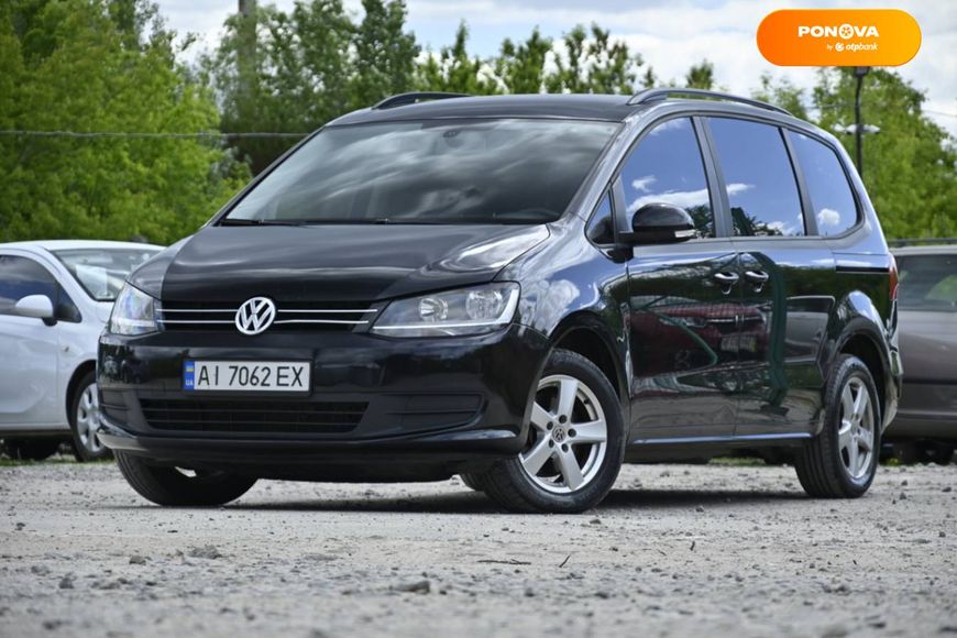 Volkswagen Sharan, 2014, Дизель, 1.97 л., 304 тыс. км, Минивен, Чорный, Бердичев 46892 фото