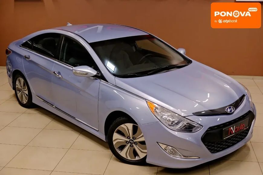 Hyundai Sonata, 2014 г., Гибрид (HEV), 186 тыс. км, Седан, Синий, Одесса AT-10409412 фото