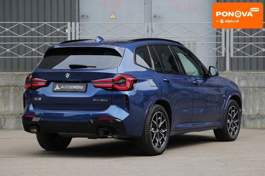 BMW X3, 2022 г., Дизель, 12 тыс. км, Внедорожник / Кроссовер, Синий, Киев AT-10418563 фото