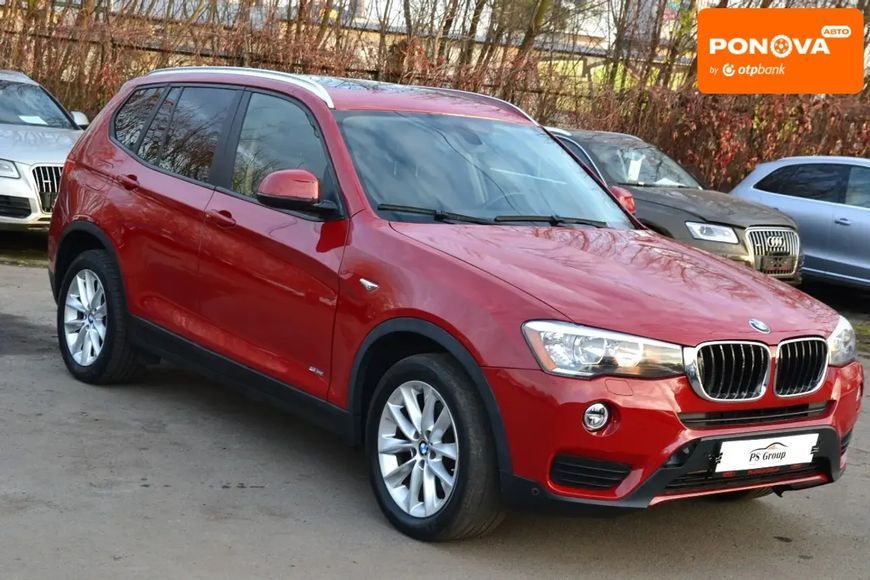 BMW X3, 2017 р., Бензин, 157 тис. км, Позашляховик / Кросовер, Червоний, Луцьк AT-10408596 фото