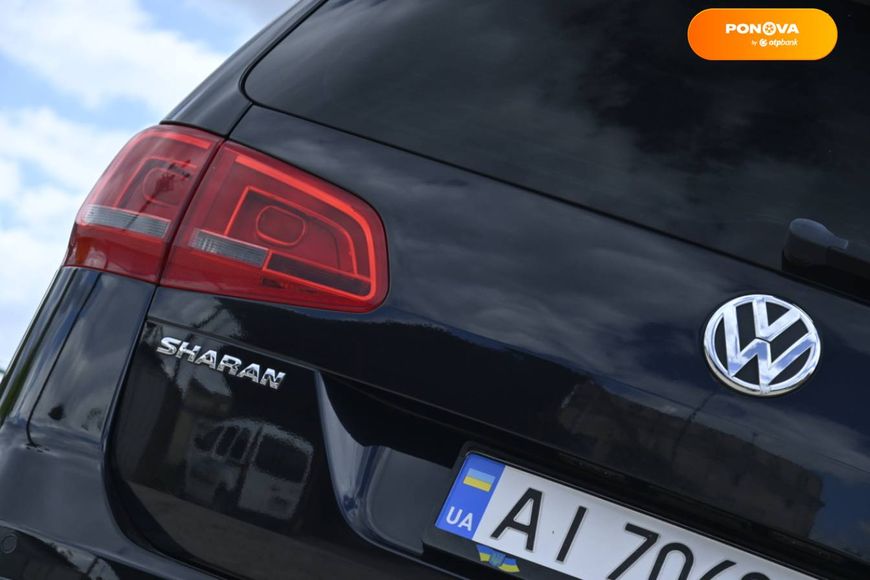 Volkswagen Sharan, 2014, Дизель, 1.97 л., 304 тыс. км, Минивен, Чорный, Бердичев 46892 фото