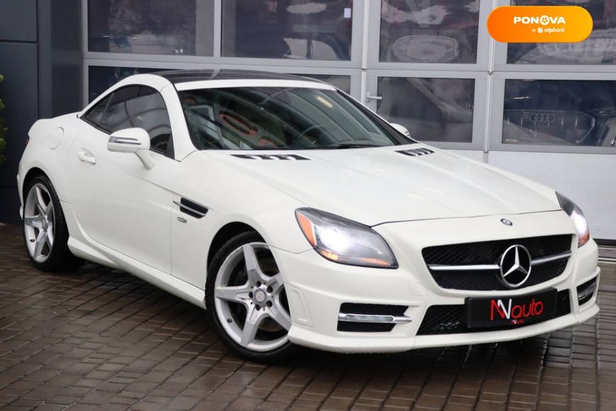 Mercedes-Benz SLK-Class, 2014, Бензин, 3.5 л., 96 тыс. км, Родстер, Белый, Одесса 15756 фото