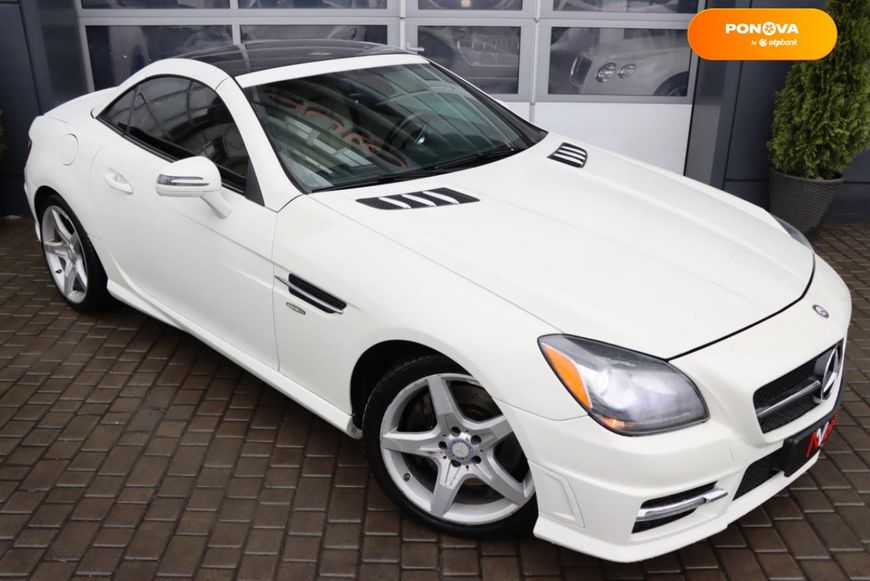 Mercedes-Benz SLK-Class, 2014, Бензин, 3.5 л., 96 тыс. км, Родстер, Белый, Одесса 15756 фото