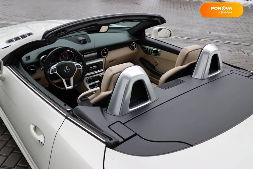 Mercedes-Benz SLK-Class, 2014, Бензин, 3.5 л., 96 тыс. км, Родстер, Белый, Одесса 15756 фото