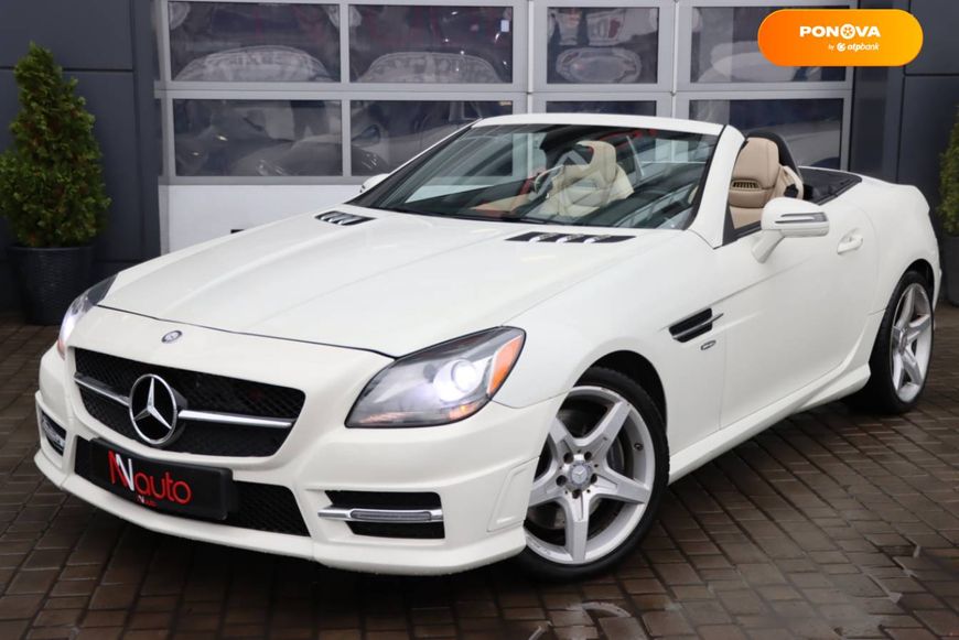 Mercedes-Benz SLK-Class, 2014, Бензин, 3.5 л., 96 тыс. км, Родстер, Белый, Одесса 15756 фото