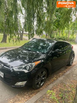 Hyundai Veloster, 2014, Бензин, 1.59 л., 150 тис. км, Хетчбек, Чорний, Київ Cars-Pr-264706 фото