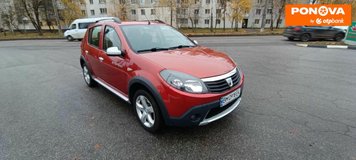 Dacia Sandero StepWay, 2009, 1.6 л., 165 тис. км, Позашляховик / Кросовер, Червоний, Суми Cars-Pr-275800 фото