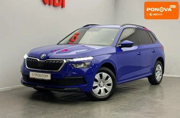 Skoda Kamiq, 2021 р., Бензин, 117 тис. км, Позашляховик / Кросовер, Синій, Київ AT-10424199 фото