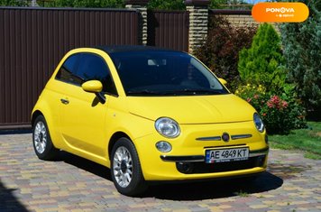 Fiat 500C, 2012, Бензин, 1.4 л., 88 тис. км, Кабріолет, Жовтий, Дніпро (Дніпропетровськ) Cars-Pr-244529 фото